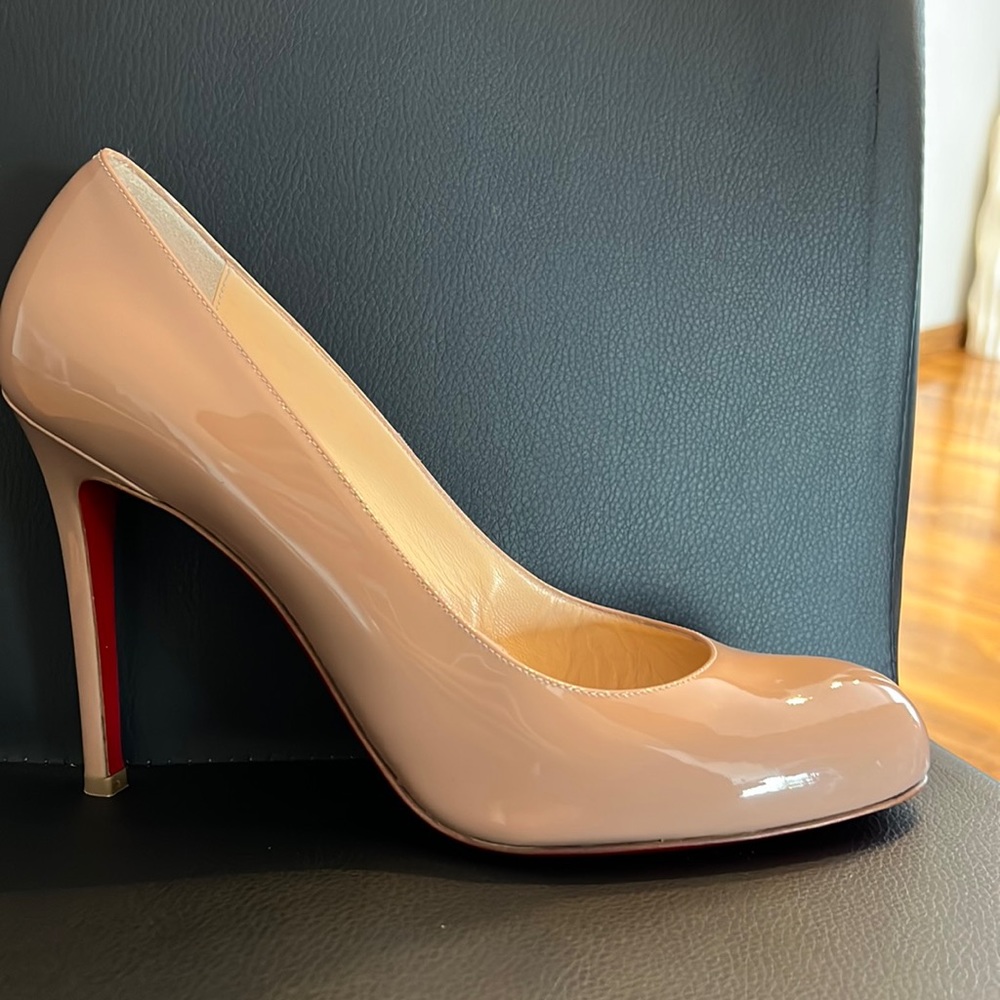 Christian Louboutin Dolly Patent Red Sole Pumps